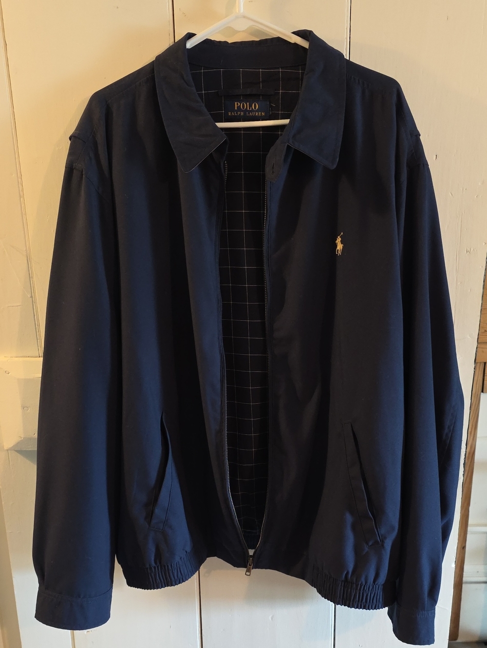 Polo by Ralph Lauren Navy Zip-Up Bomber Jacket